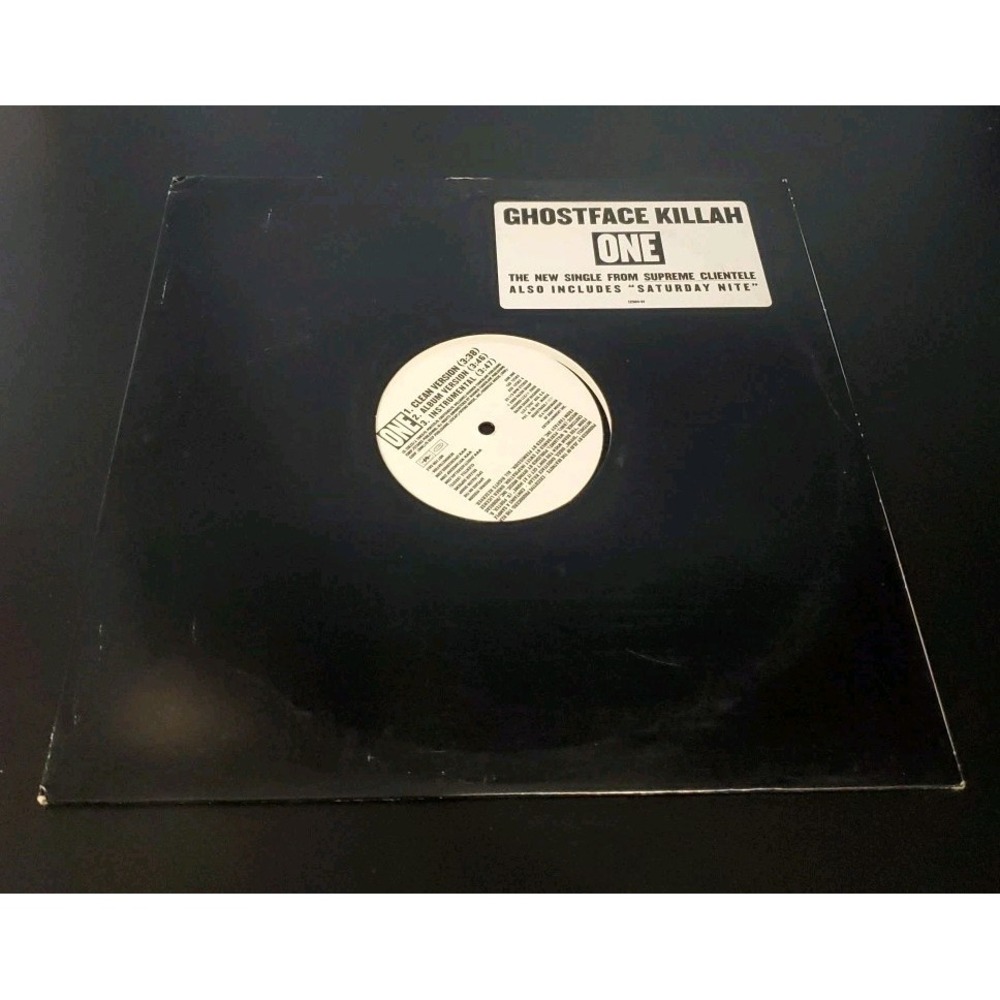 Ghostface Killa one/Saturday night 12 inch vinyl (Reissued Copy)